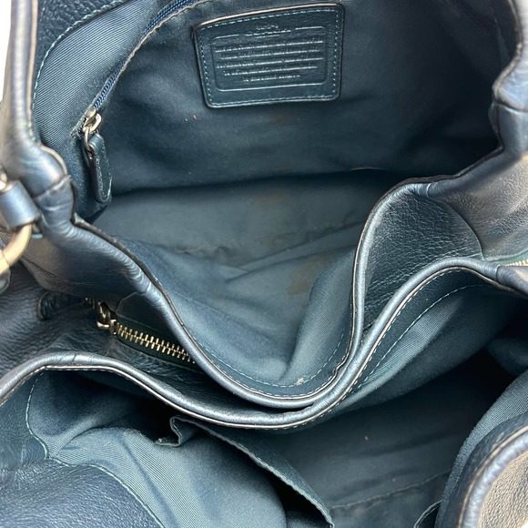 Coach Phoebe Navy Shoulder Bag F32723 / F1157 - Picture 7 of 9